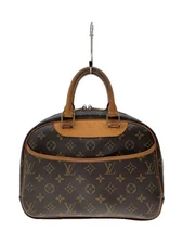 LOUIS VUITTON 1) Trueville Monogram Canvas BRW PVC Brown Allover From Japan