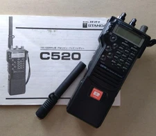 STANDARD C520 Twin Band 144/430MHz FM Handheld Radio w/ Manual Tested