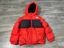 THE NORTH FACE TODDLER 550 Hood Nuptse DOWN PUFFER JACKET COAT SIZE 4t