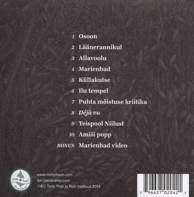 TARTU POPI JA ROKI INSTITUUT - MARIENBAD * NEW CD