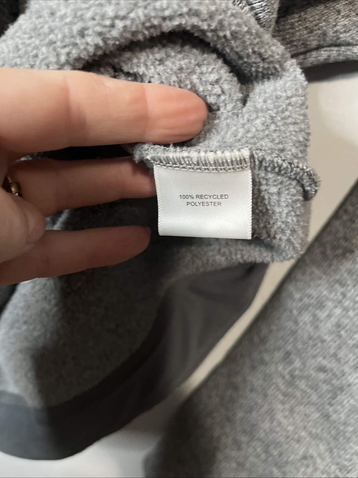 PETER MILLAR PULLOVER SIZE Large GRAY HEATHER 1/4… - image 9