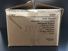 Costar REF 4489 Stripette Serological Pipettes Various 25mL Lot 125 PCS