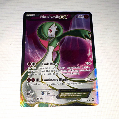 The Pokémon Company Gardevoir EX 111/114 XY Steam Siege Full Art Holo 170 HP