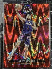 2023 Panini Mosaic Devin Booker #125 Red Seismic Prizm /299 Phoenix Suns NBA L77