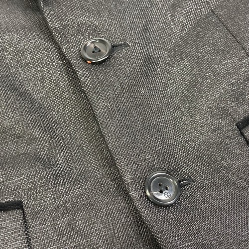 LOUIS VUITTON FLVE98 slit sleeve tuxedo Jacket Viscose Black - 第 6/15 張圖片