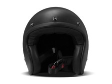 CASCO VINTAGE - SOLID BLACK | DMD HELMETS | NUOVO - MotoCharlie