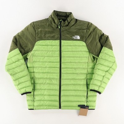 The North Face Terra Peak Puffer Colorblock Jacket Green Men's M