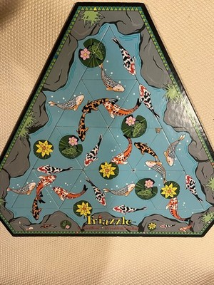 Triazzle Koi Fish & Lily Pads Animals Jigsaw Puzzle Multicolor