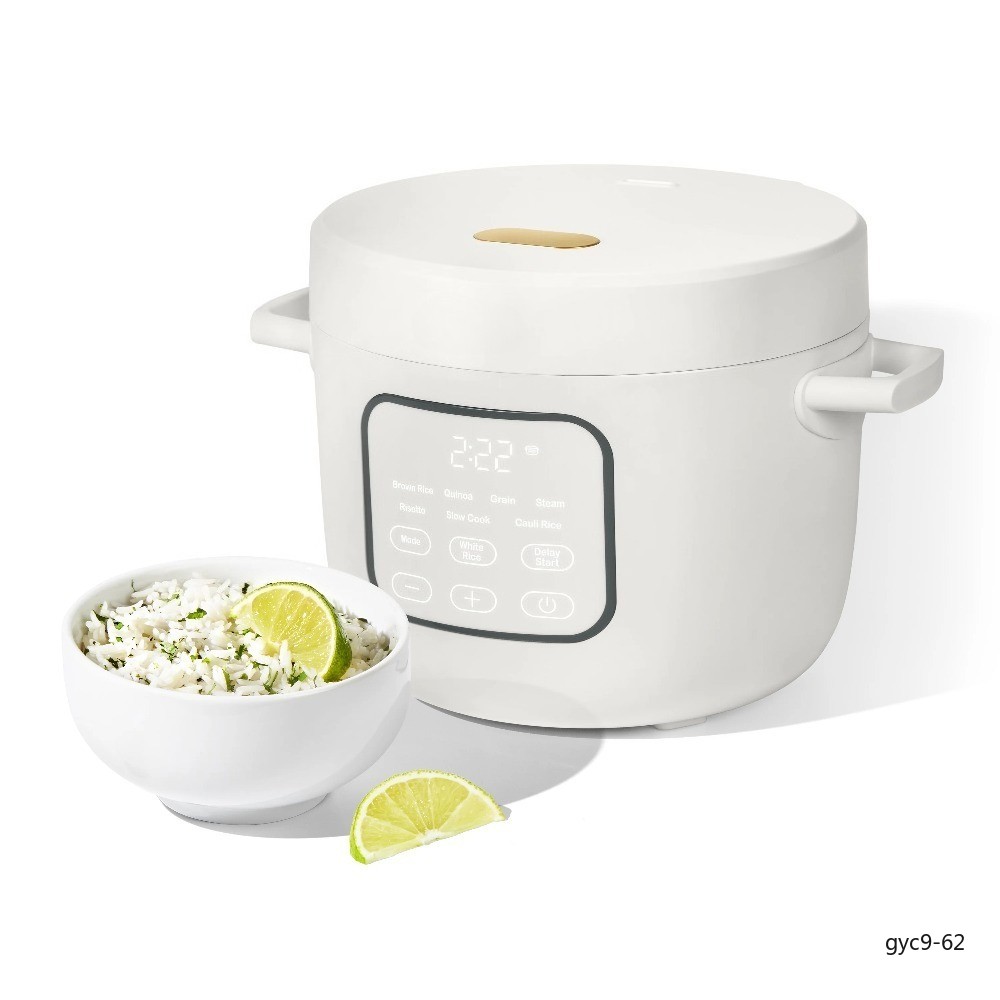 14C Rice & Grain Cooker White Ceramic Bowl 8 Settings Auto W