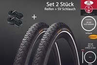 2 StüCk 28 Zoll Fahrrad Reifen 28X1.75 Continental 47-622 Schlauch Sv Sclaverant