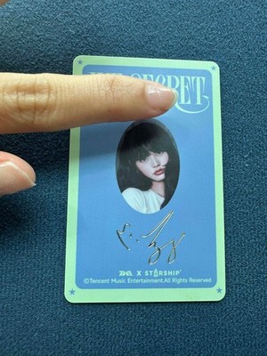 IVE OFFICIAL SECRET ALBUM QQ MUSIC FIVE STAR PHOTOCARD | eBay
