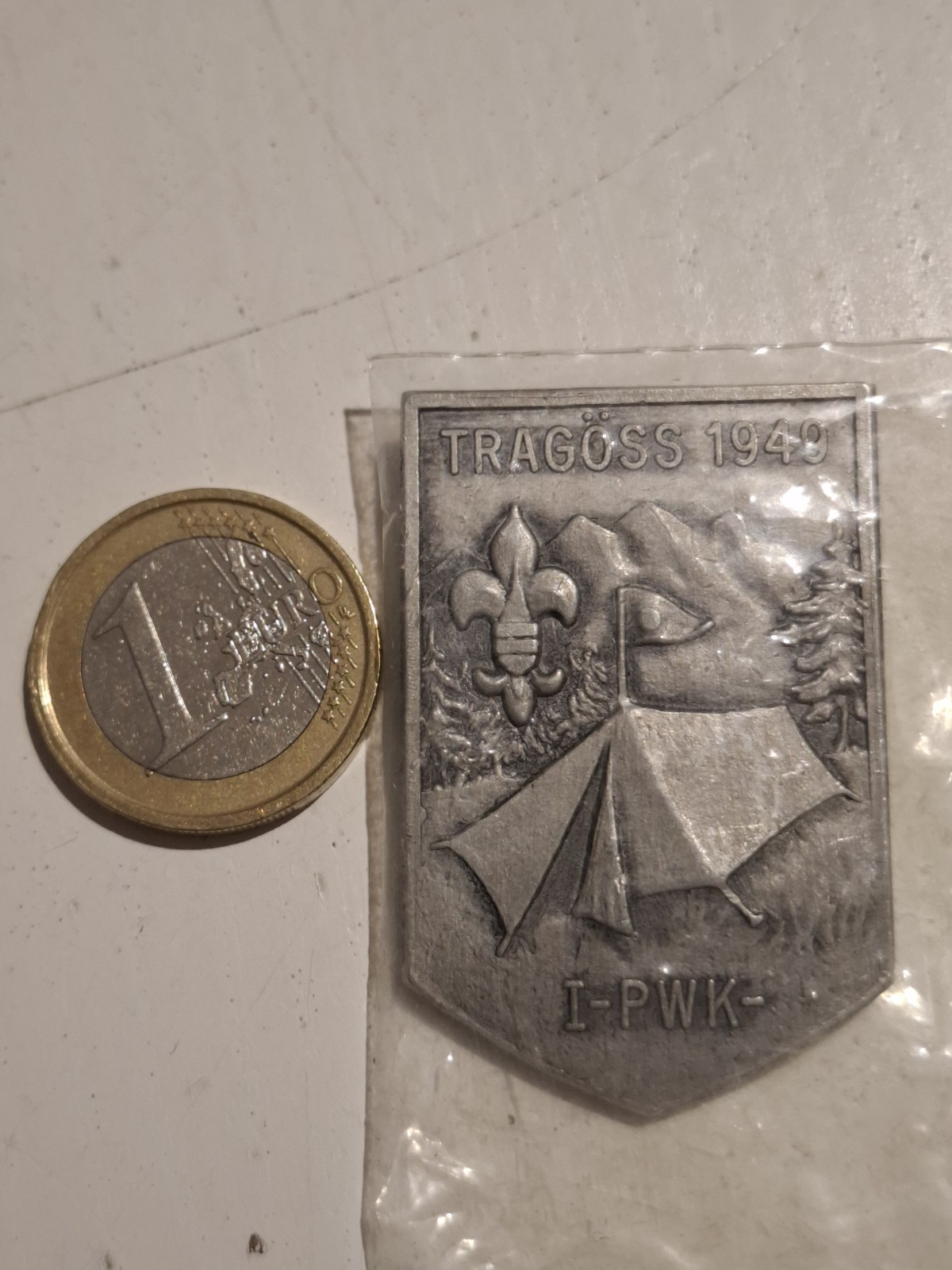 Scouting: old badge BADGE BROOCH TRAGOSS 1949 