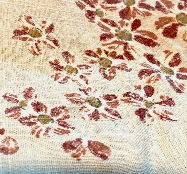 Juego de 2 fundas de almohada acolchadas boho florales tono tierra retro algodón CROSCILL granja Foto 4 de 4