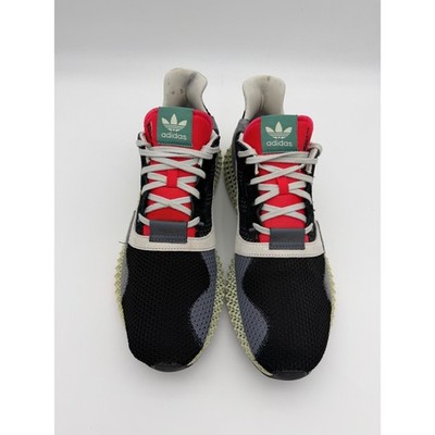 Adidas ZX 4000 4D Carbon Semi Solar Yellow Mens Shoes BD7931 Size
