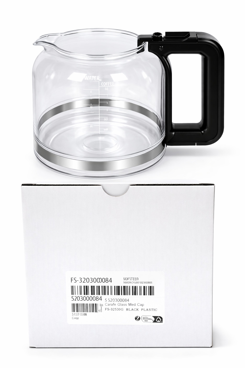 KRUPS FS-3203000084 GENUINE CARAFE   FOR KM203D50 10 CUP  COFFEE MAKERS