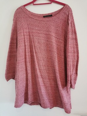 Pullover Melange meliert altrosa halbarm Gr. 46 von Betty Barclay
