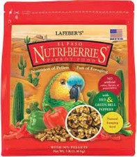 Lafeber El Paso Nutri-Berries for Parrots 3 Lb Bag. Best Buy 12/26.