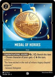 Medal of Heroes 165/204 Shimmering Skies Disney Lorcana Common