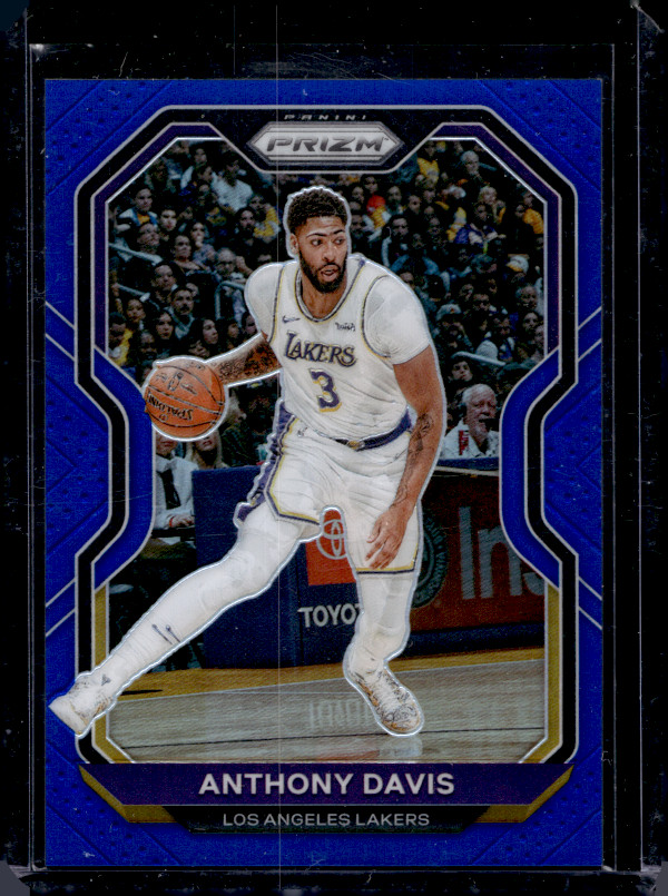 2020-21 Panini Prizm Basketball - Anthony Davis - Blue Prizm - /199 - Lakers