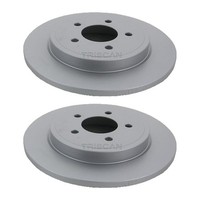2 Bremsscheiben Voll Ø 302 Mm Triscan Bremsen-Expertise FüR Mazda Tribute