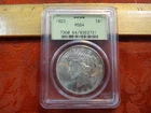 1923 United States Silver Peace Dollar $1 PCGS Graded MS64 - (Older Green Label)