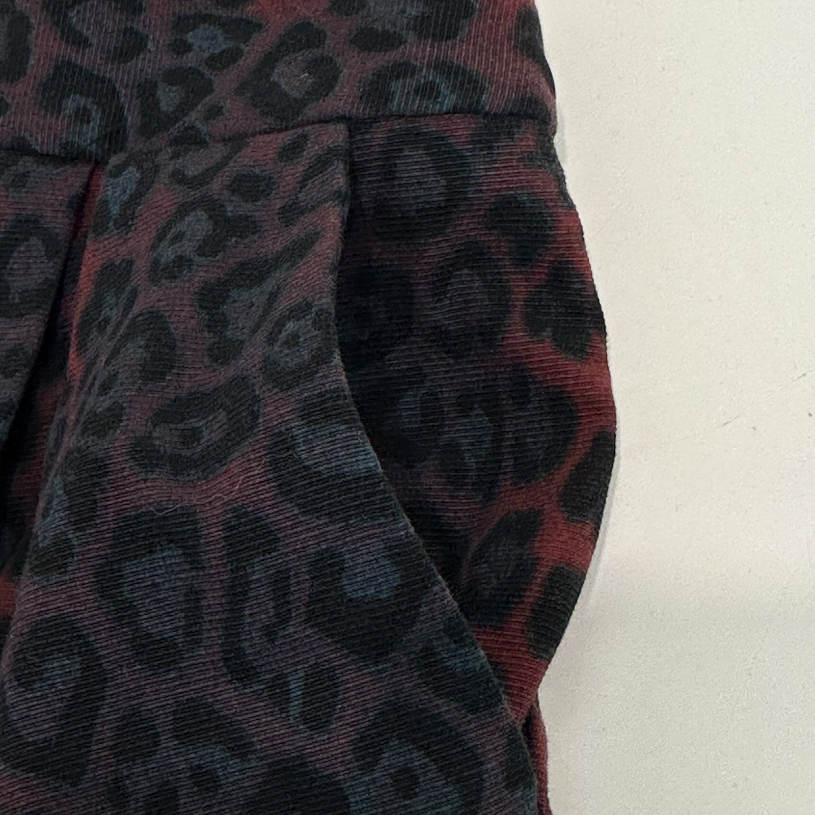 Cue Mini Skirt Women 8 (68 cm Waist) Multicoloured Animal Print Lined Casual Aus image 9