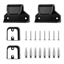 Retractable Baby Gate Replacement Parts Kit- Black, Gray