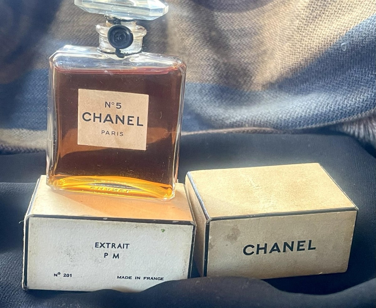 Vintage Chanel No 5 Extrait Pure Parfum P.M. 201 Paris 1oz | eBay