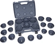 Lisle 61460 H.D. End Cap Wrench Set, 21 pc.