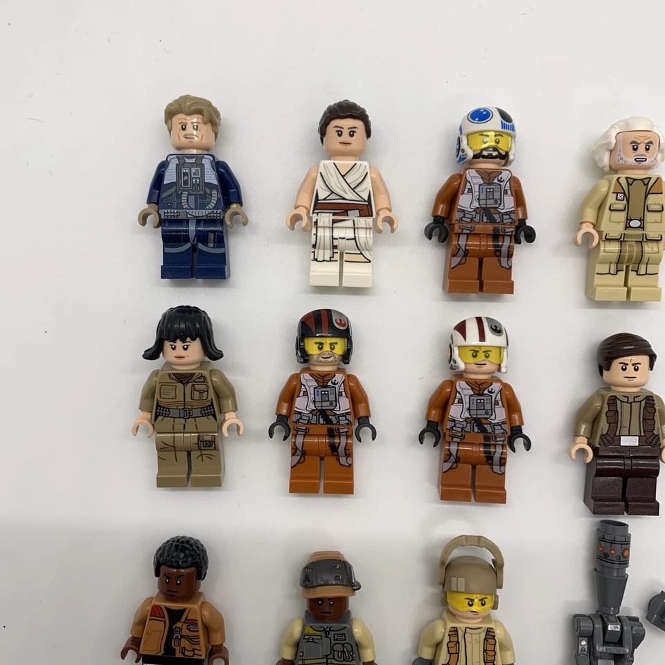 Lego Star Wars Minifigure Resistance Troopers Lot Poe Dameron Antoc Army Builder - Image 2 of 3