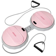 Waist Twister Machine, Foldable Ab Workout Equipment with 300 lbs Weight Capa...