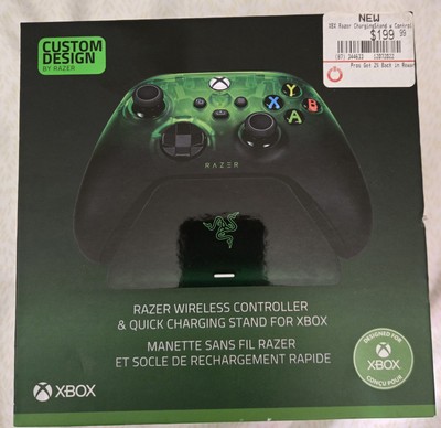 RAZER WIRELESS CONTROLLER & QUICK CHARGING STAND FOR XBOX/ WINDOWS 10/ 11 iOS