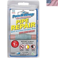 Fiberglass Repair Kit Pipe Wrap Wrap 2 Inches x 48 Inches Gray DIY Repair