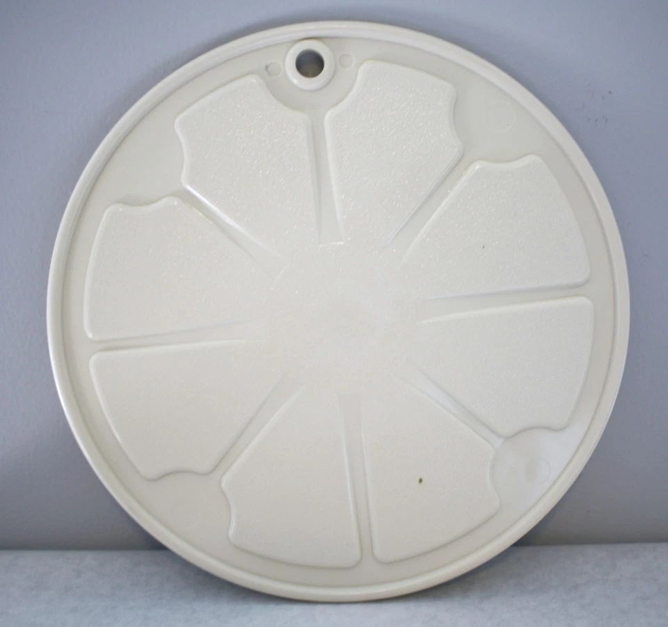 Almofada quente Pfaltzgraff chá rosa rebite melamina fazenda floral 10,5” redonda - Imagem 3 de 4