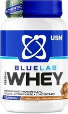 USN Blue Lab Whey Protein Powder Chocolate Caramel 908g ✅? 27.53 per kilo