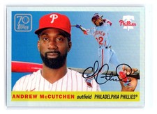2021 Topps #70YTC-5 Andrew McCutchen 70 Years of Topps Baseball Chrome