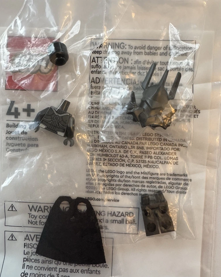LEGO Sauron Minifigura El Señor de los Anillos Set 10333 Barad-Dur NUEVO LEER DESC Foto 2 de 2