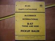 Handbuch Handbuch Anleitung Wartung Wartung B-47 BALER Mc CORMICK