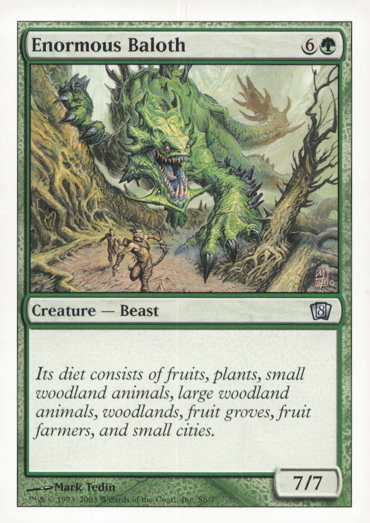 8th Edition #S6 Enormous Baloth