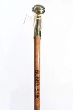 Walking Cane Texas Style Walking Stick Made of Mahogany Stained Tennessee Har...