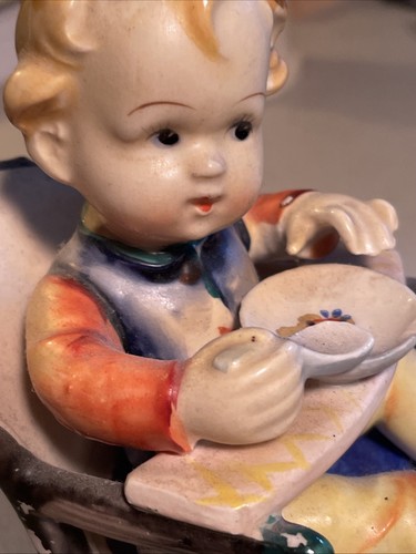 Vintage HUMMEL STYLE Baby im Stuhl KINDFIGUR Japan Made Porzellan Figur 5" - Bild 8 von 13