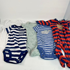Child of Mine Baby Boy Clothing Bundle Bodysuits Sleeper 0-3M Cotton Lot
