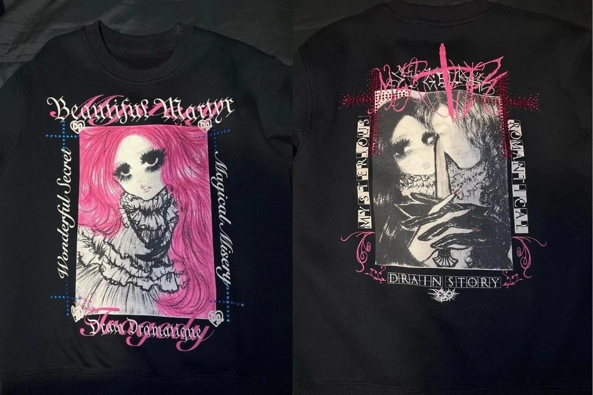 SALE! Drain Gang Bladee Martyr Tour 2025 Reprint T-shirt OR