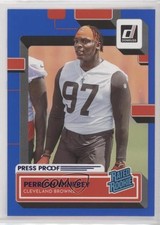 2022 Panini Donruss Rated Rookie Press Proof Blue Perrion Winfrey #393 0kr