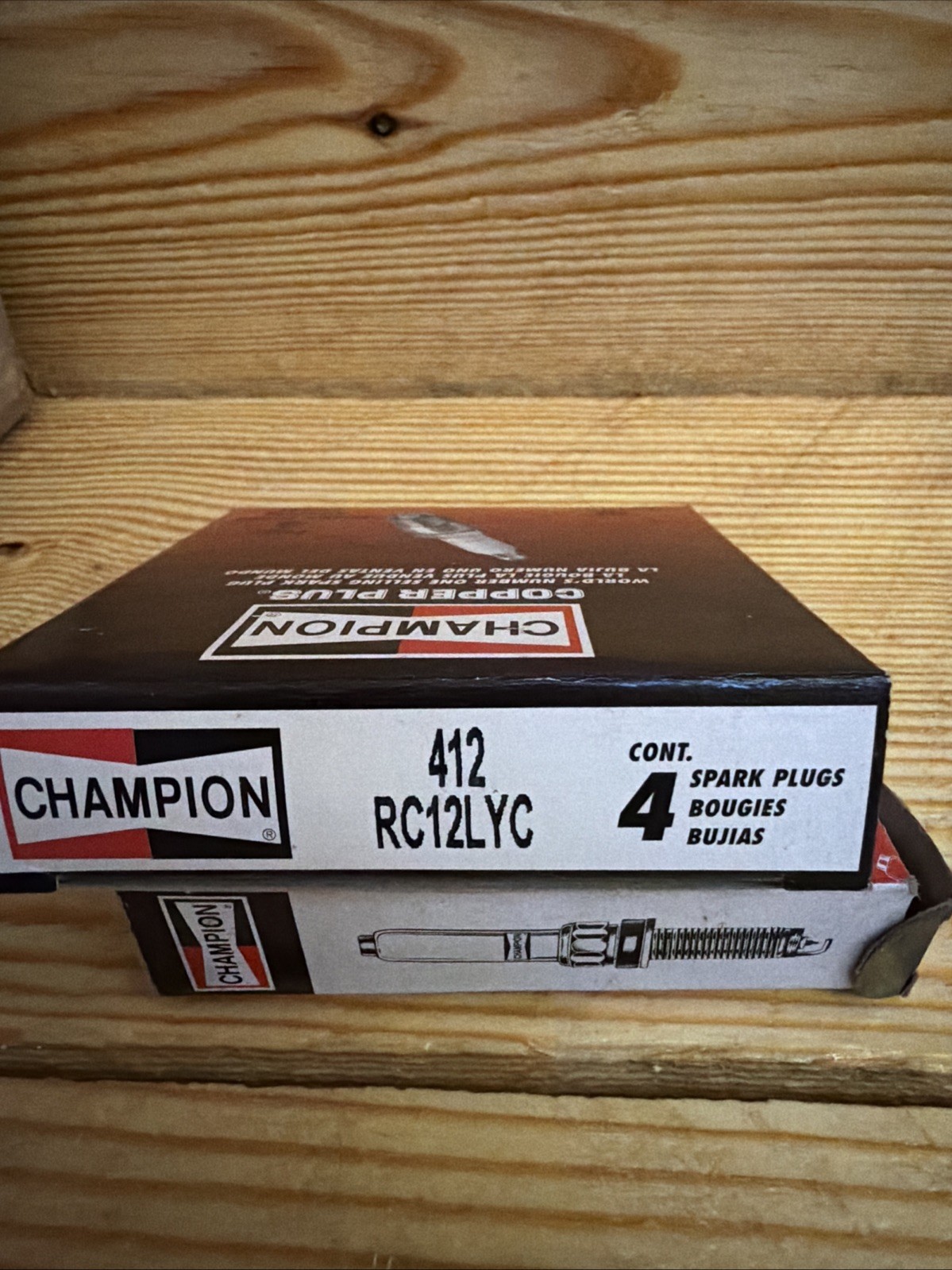 Champion Copper Plug Number RC12LYC Spark Plug - 412  Set of 4 1986-1998Jeep