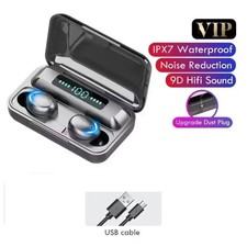 Wireless Bluetooth headphones, waterproof sports headphones with microphone