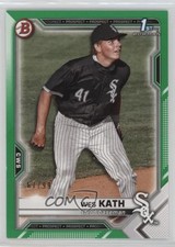2021 Bowman Draft Green 67/99 Wes Kath #BD-43 14mx