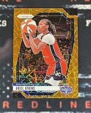 2024 Prizm WNBA Ariel Atkins Orange Laser Prizm #56 Mystics