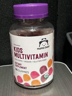 Mama Bear Organic Kids Multivitamin Supplement 60ct Mixed Berry Gummies B53