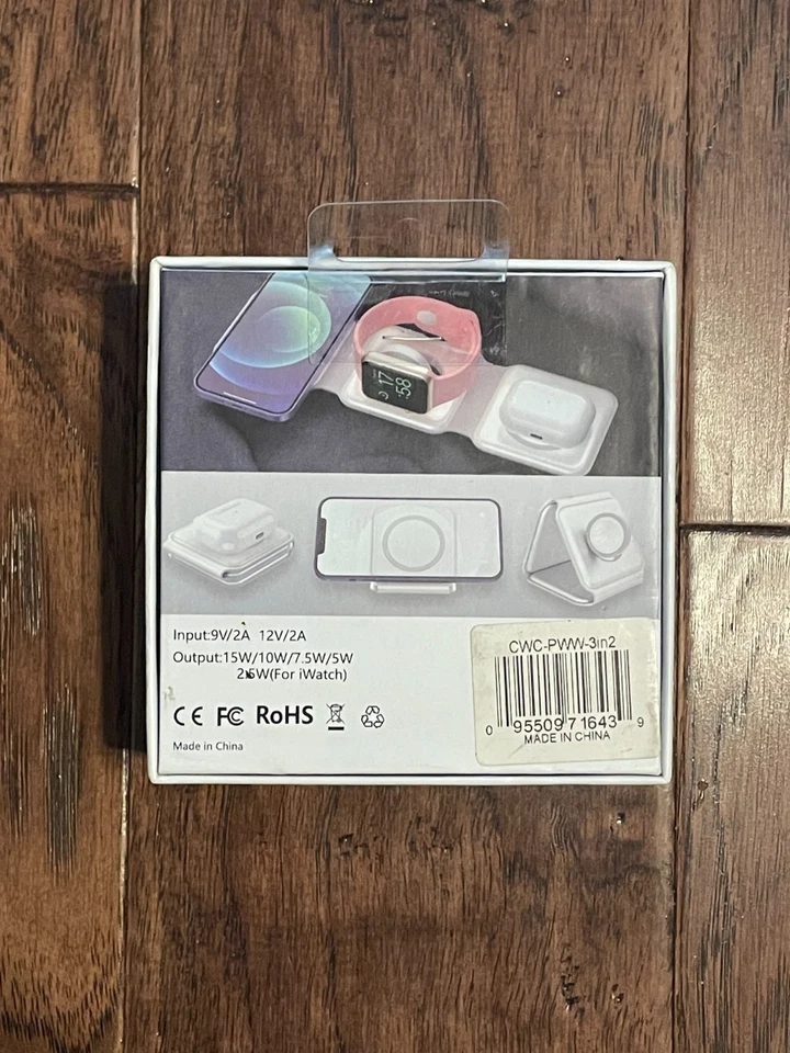 Anker 3-In-1 Cube MagSafe Wireless Charger For Apple - White - Image 2 of 2